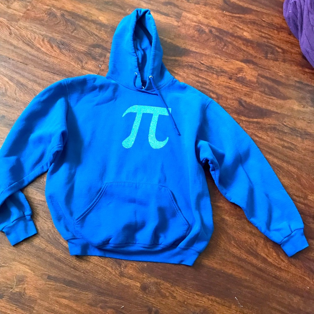 Pi Sweatshirt size Large. From Think Geek
